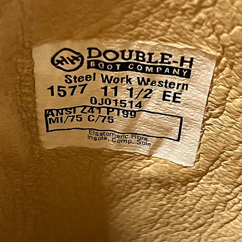 1577 Steel Work Western NOS!