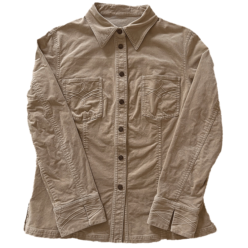 Women's Velvet Shirtjacket