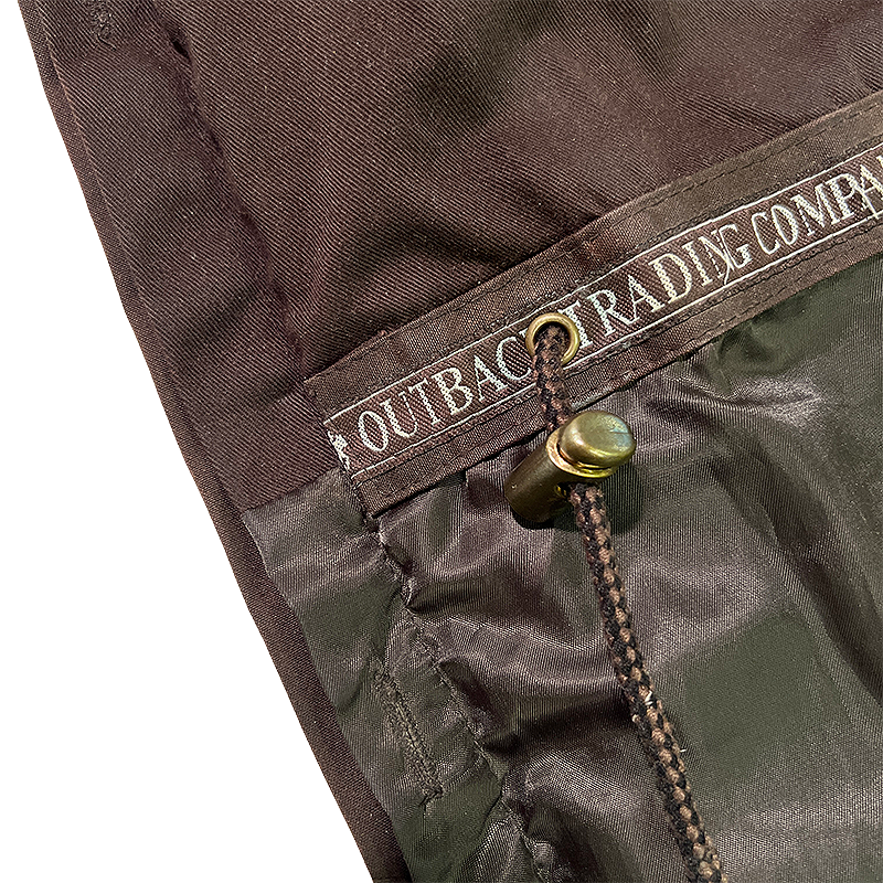 Short Duster Coat in Waxed Canvas