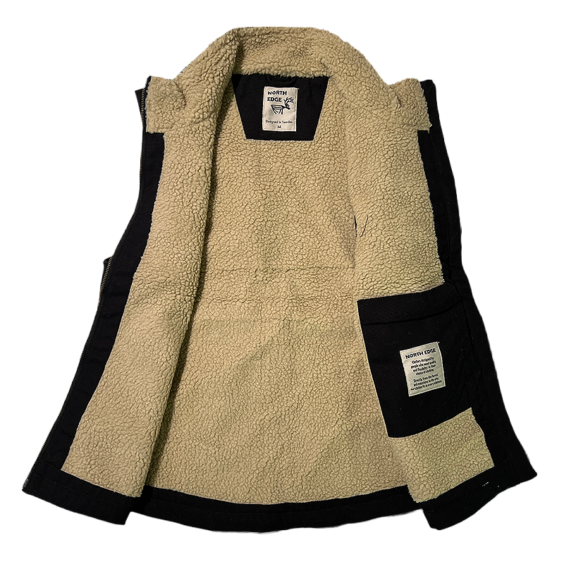 Sherpa-Lined Work Vest