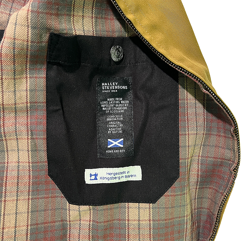 Waxed Cotton Blouson "Castor"