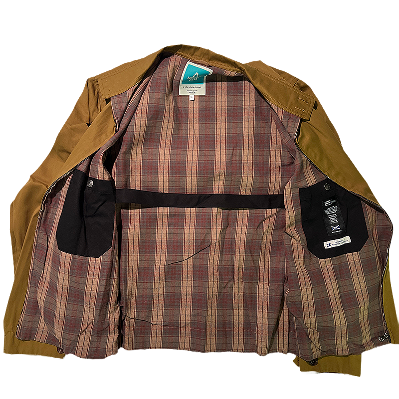 Waxed Cotton Blouson "Castor"