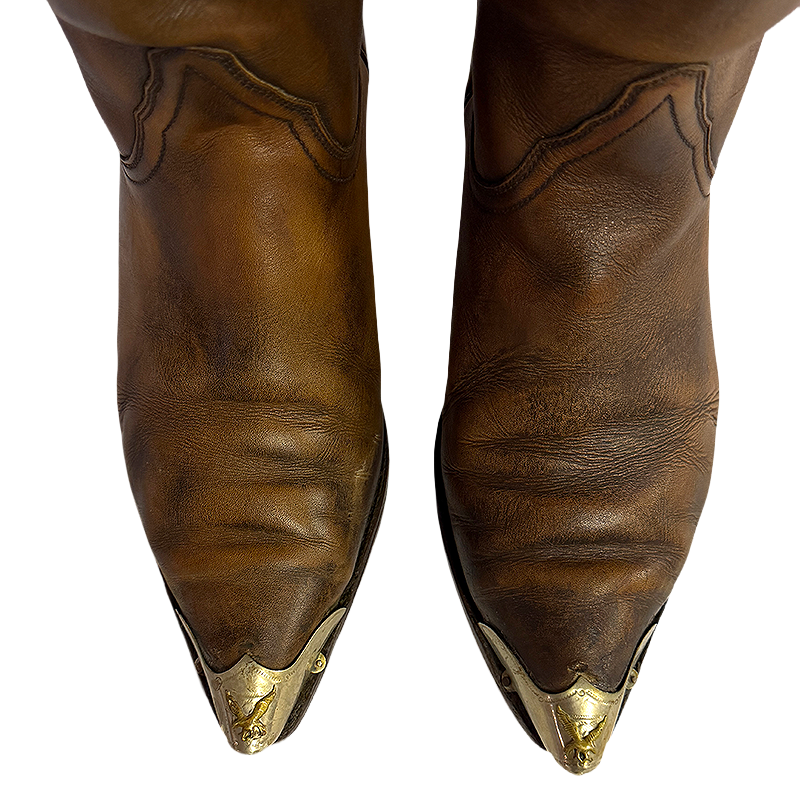 Western Boots With Toe Plates