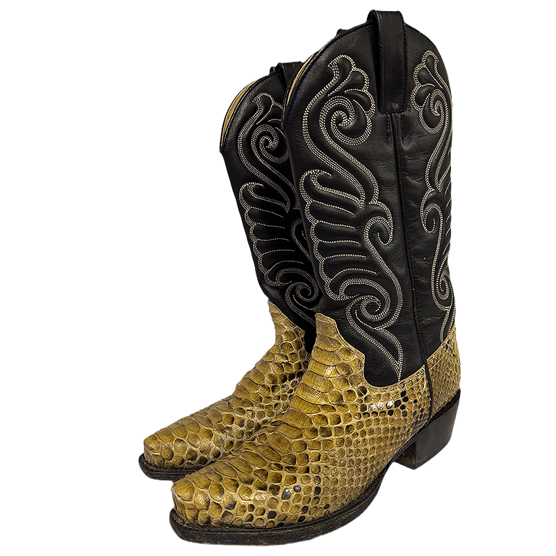 Snake Skin Boots