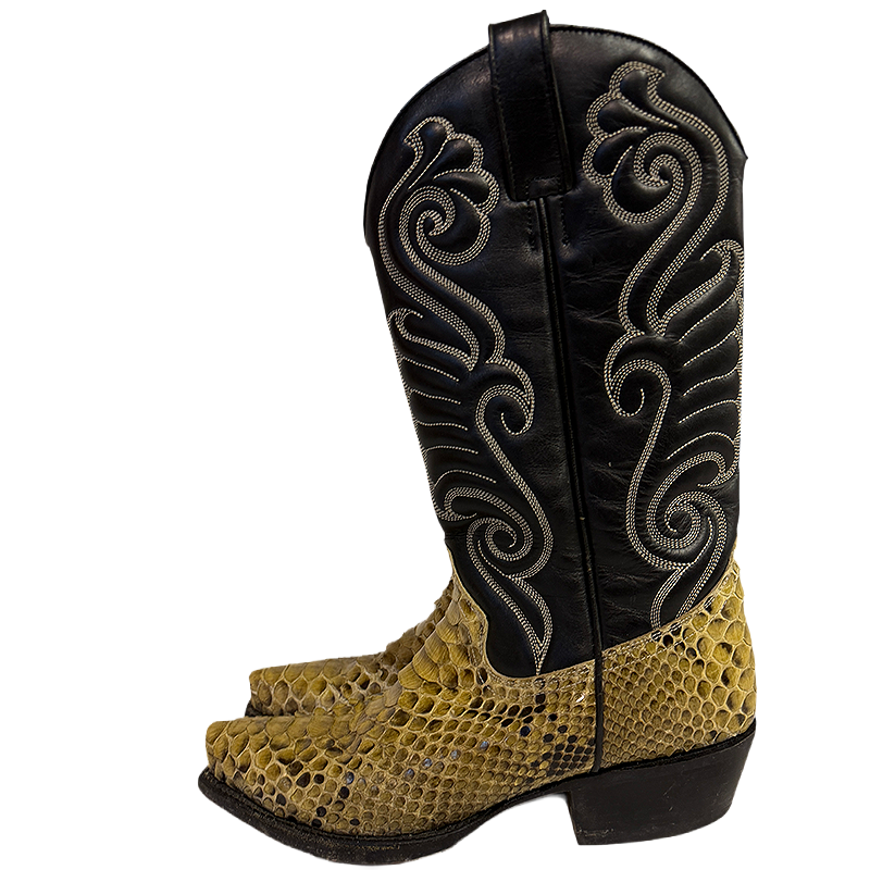 Snake Skin Boots