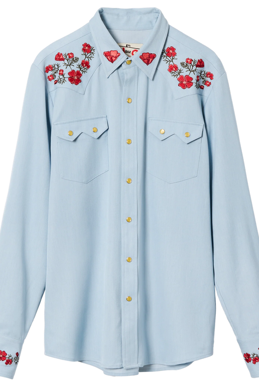 H Bar C x Gibson Dove Shirt, Blue
