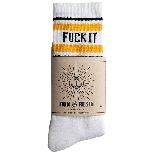 Fuck It Sock, White