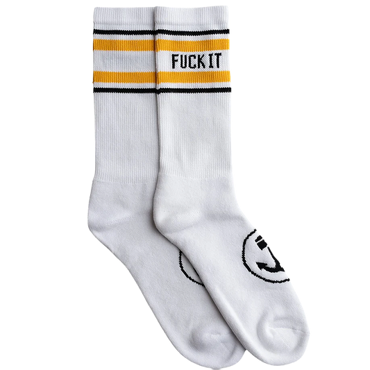 Fuck It Sock, White