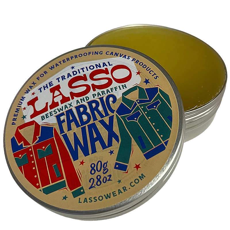 Lasso Fabric Wax container opened