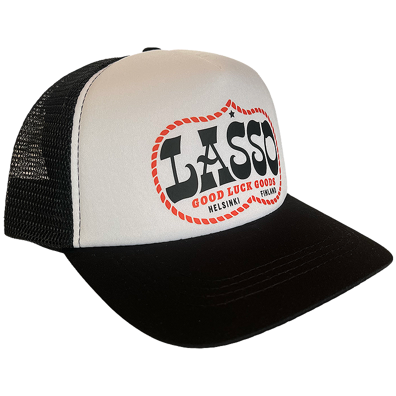Good Luck Goods Trucker Cap, Black