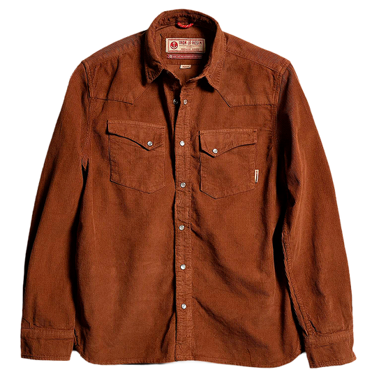 Ojai Corduroy Shirt In Brown