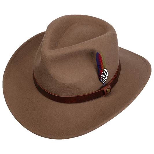Stetson Oklahoma Western Woolfelt Hat from above