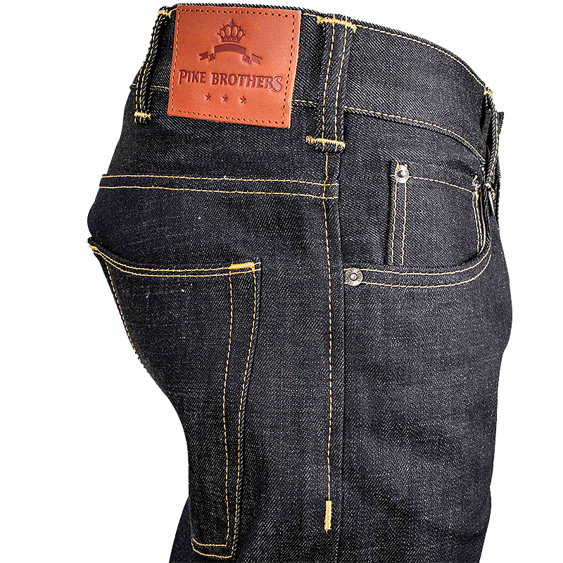 Pike Brothers Roamer Pant back patch made of leather