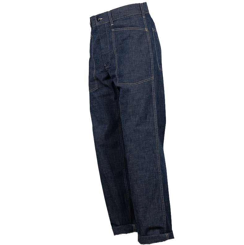 Pike Brothers 1940 Army Denim Trousers from the side