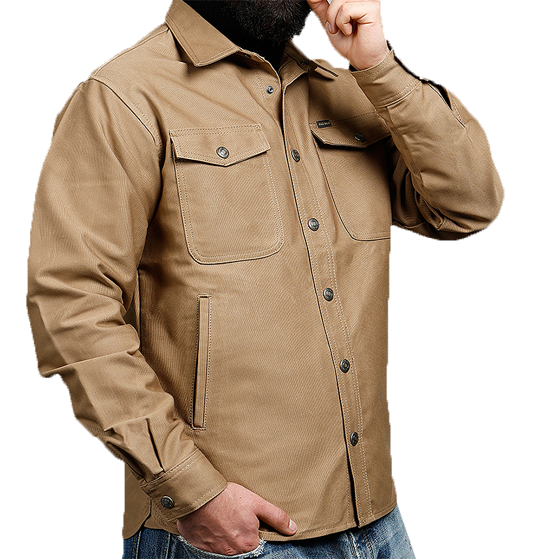 1967 CPO Shirt In Waxed Khaki