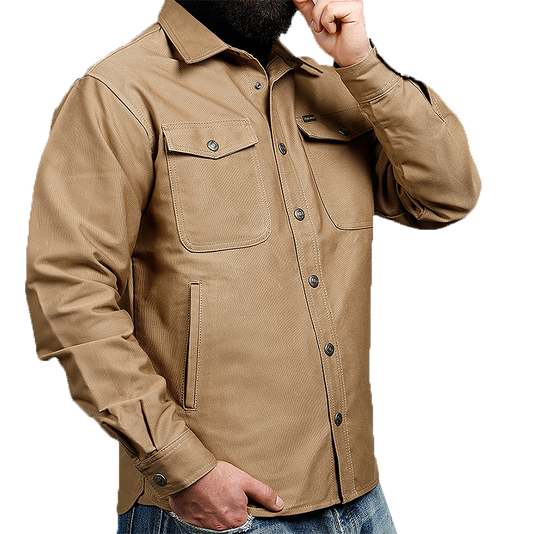 1967 CPO Shirt In Waxed Khaki