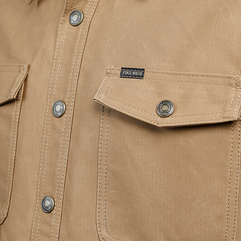 1967 CPO Shirt In Waxed Khaki