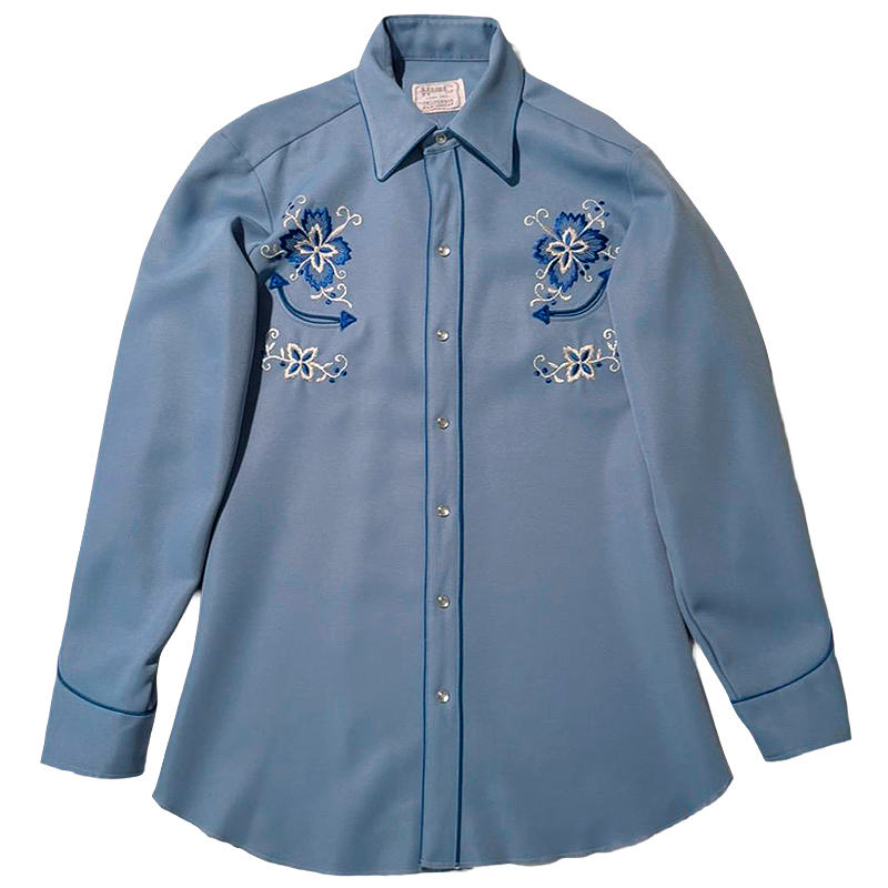 60s/70s Embroidered Western Shirt
