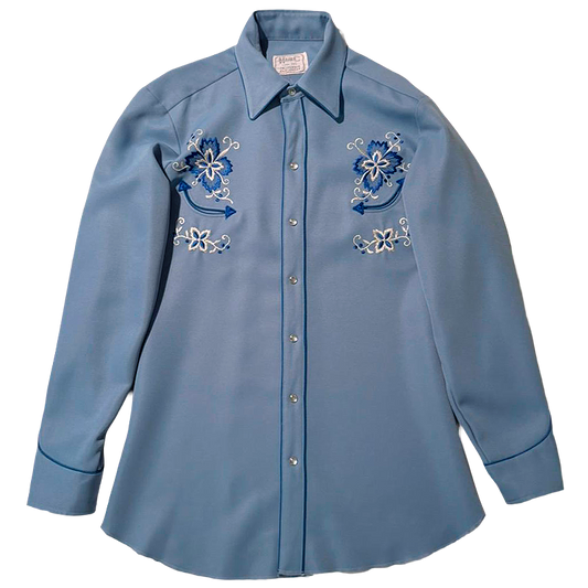 60s/70s Embroidered Western Shirt