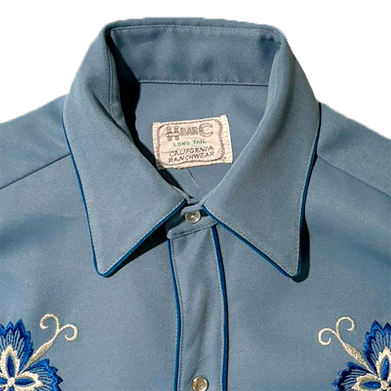 60s/70s Embroidered Western Shirt
