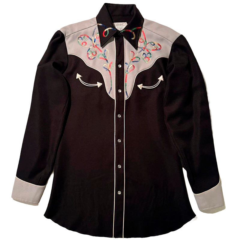1960s Embroidered Western Shirt