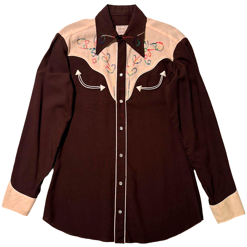 1970s Embroidered Western Shirt