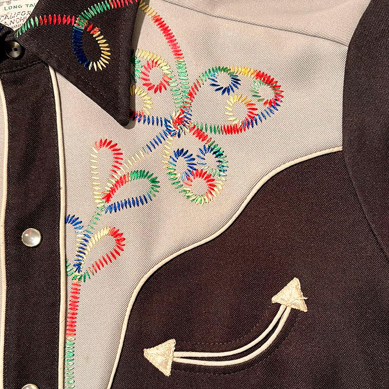 1960s Embroidered Western Shirt