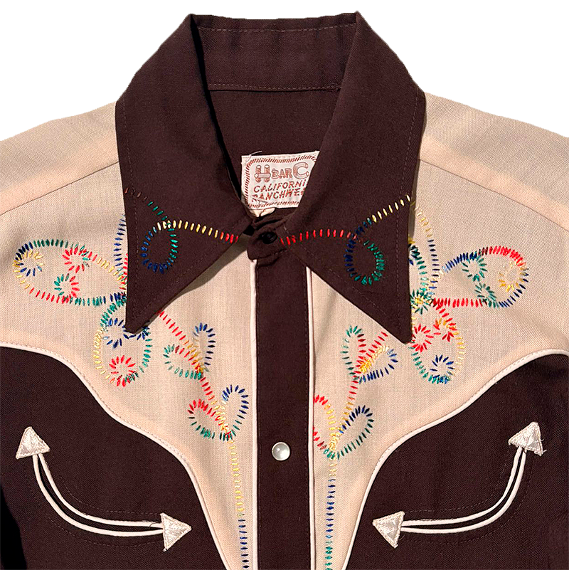 1970s Embroidered Western Shirt