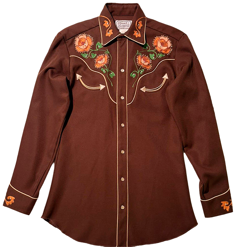 60s/70s Embroidered Western Shirt