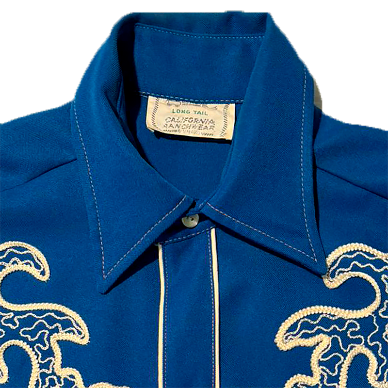 1970s Embroidered Western Shirt