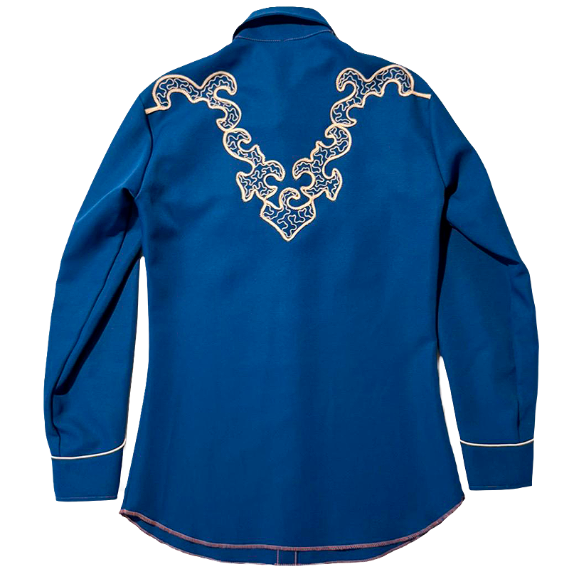 1970s Embroidered Western Shirt