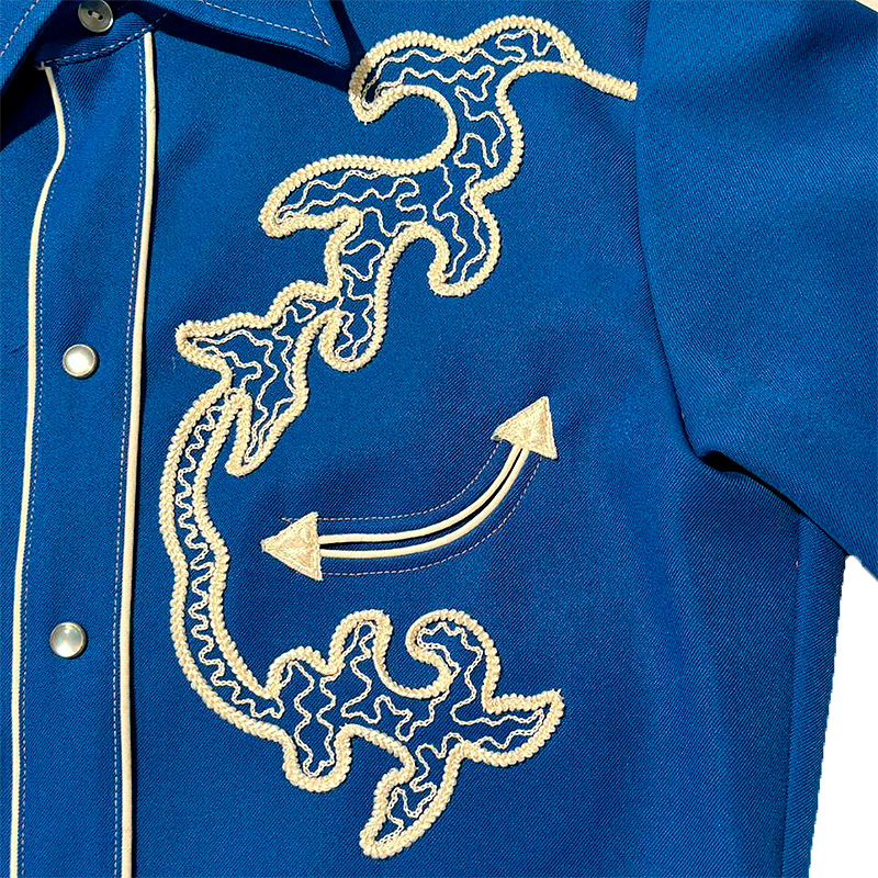 1970s Embroidered Western Shirt