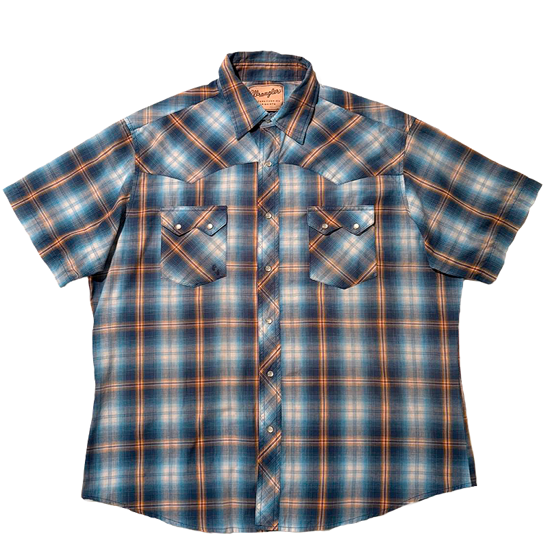 1980s Short Sleeve Western Shirt