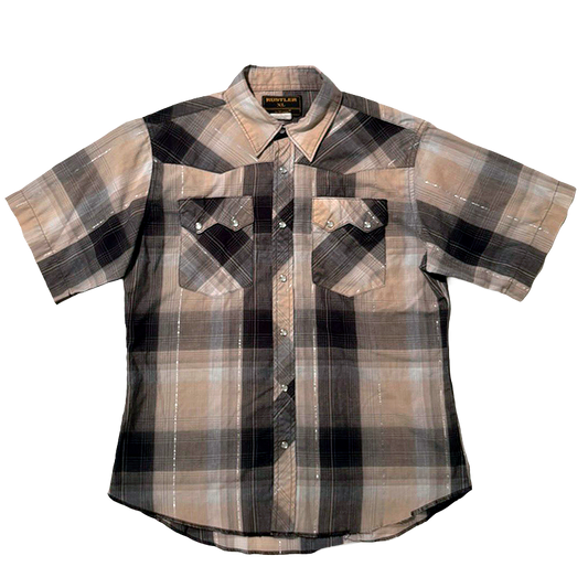 1980s Short Sleeve Western Shirt