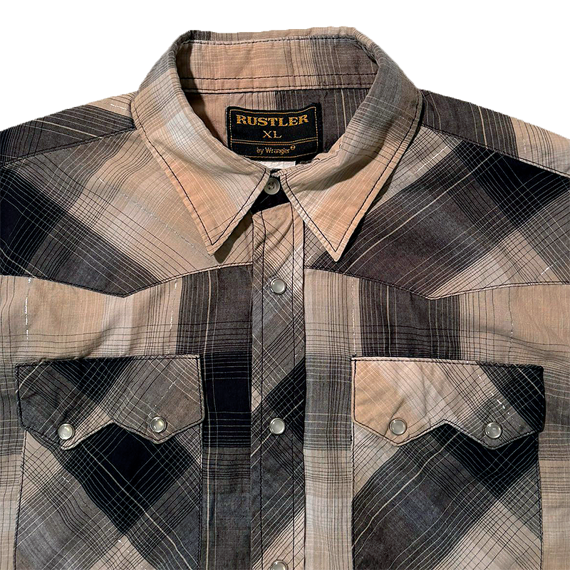 1980s Short Sleeve Western Shirt