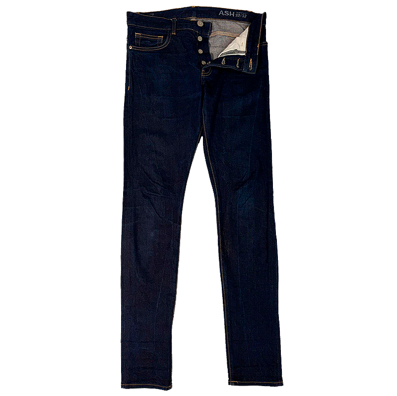 ASH Raw Blue Selvedge Jeans