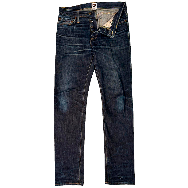 Elgin Mid-Rise Slim Tapered Selvedge Jeans