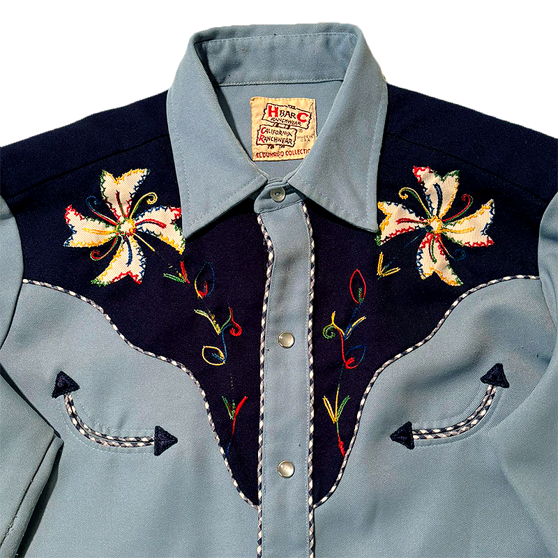 1970s Embroidered Western Shirt