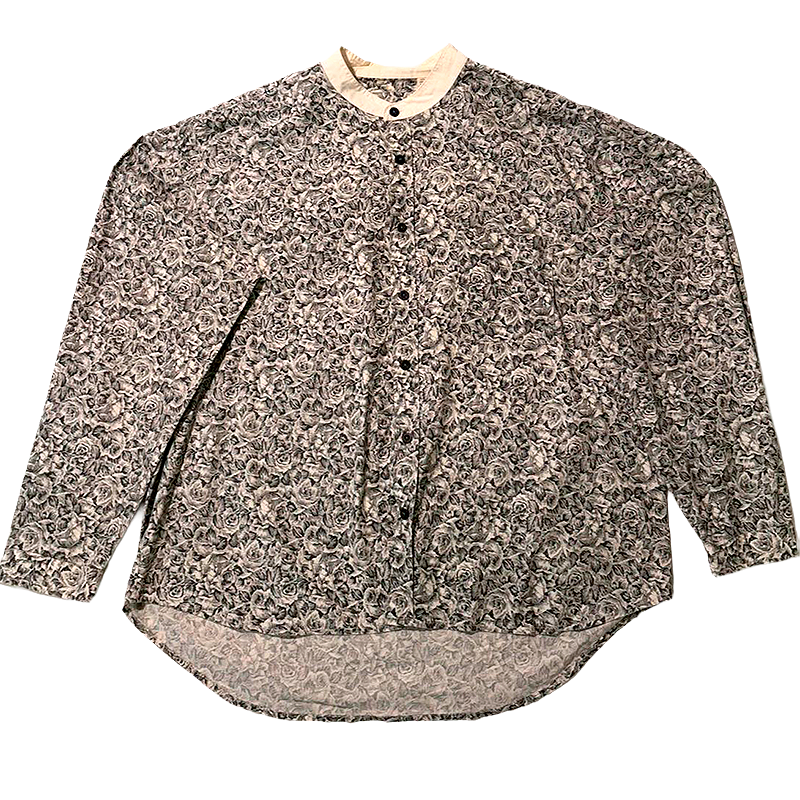 Western Band-Collar Shirt