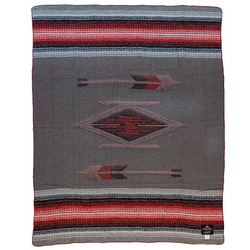 1969 Orilla Wool Blanket, Grey