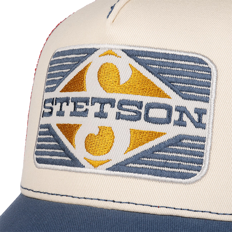 Stetson Rhombus Trucker Cap close-up