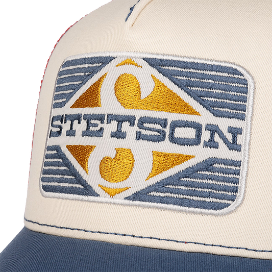 Stetson Rhombus Trucker Cap close-up