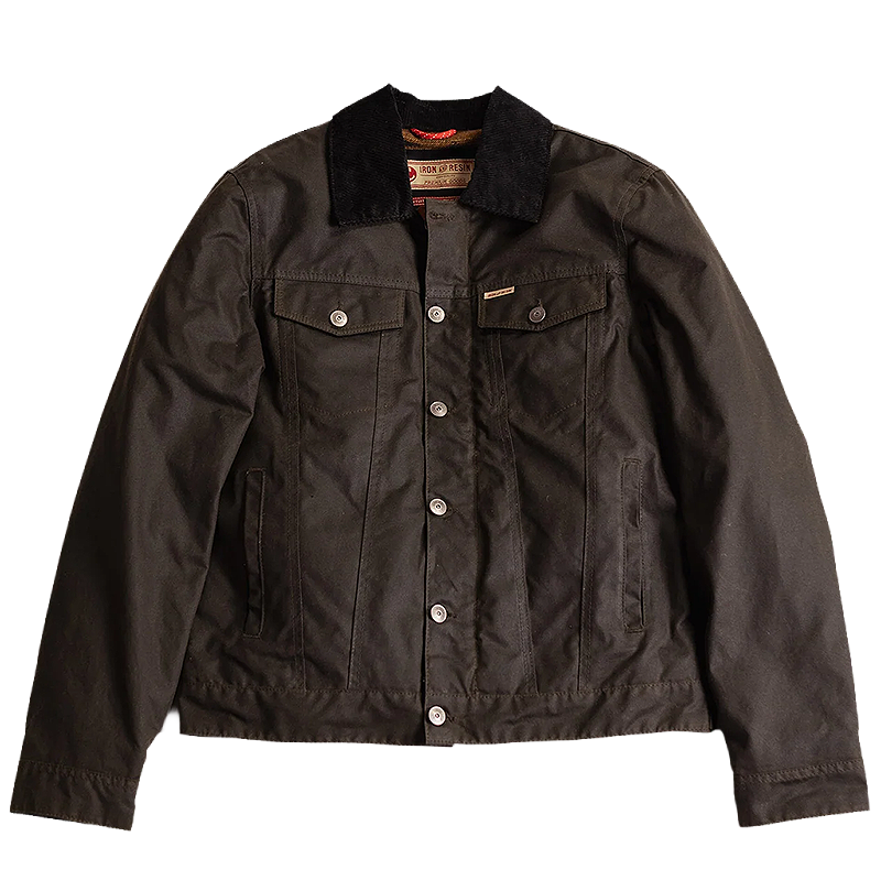 Iron & Resin Scout Halley Stevensons jacket in olive green
