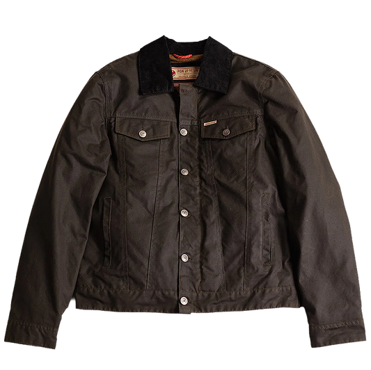 Iron & Resin Scout Halley Stevensons jacket in olive green