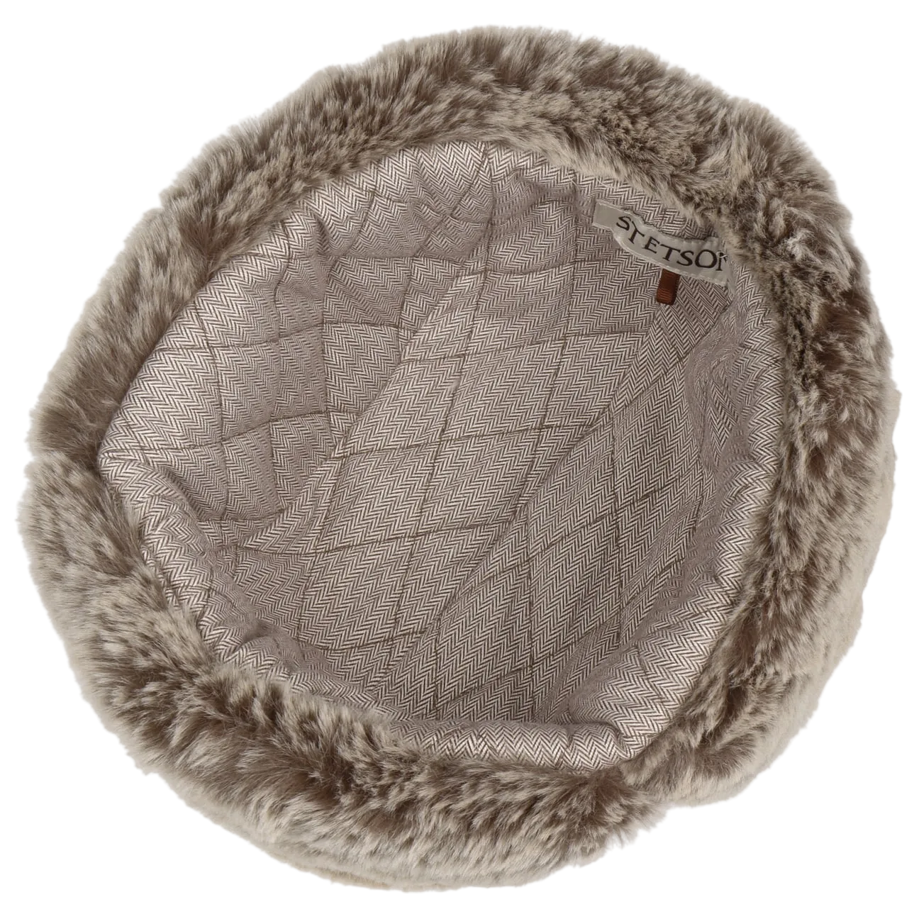Stetson Seldovia Corduroy Aviator Hat lining. 