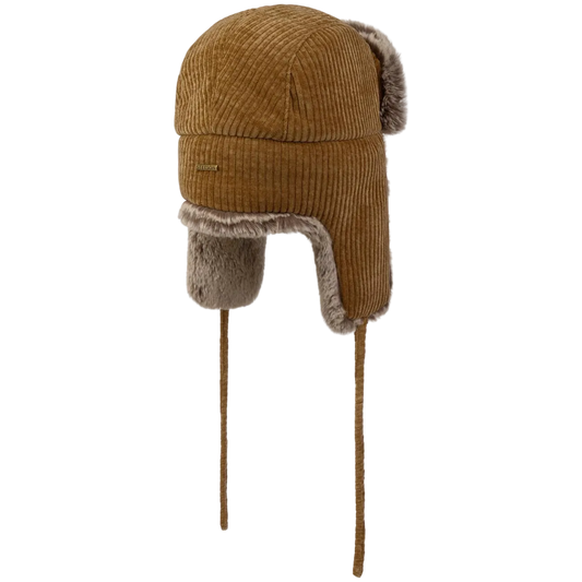 Stetson Seldovia Corduroy Aviator Hat from
Back. 