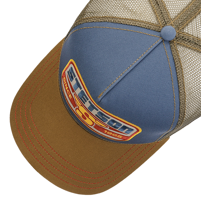 Stetson S Wing Patch Trucker Cap from above