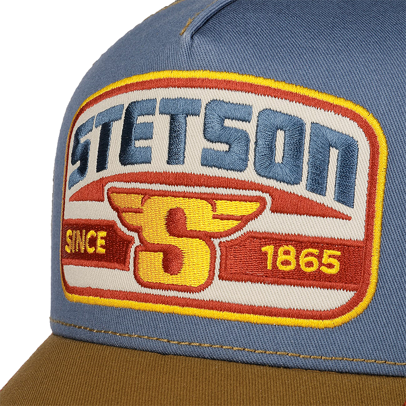 Stetson S Wing Patch Trucker Cap Close-up