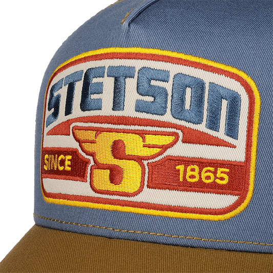 Stetson S Wing Patch Trucker Cap Close-up