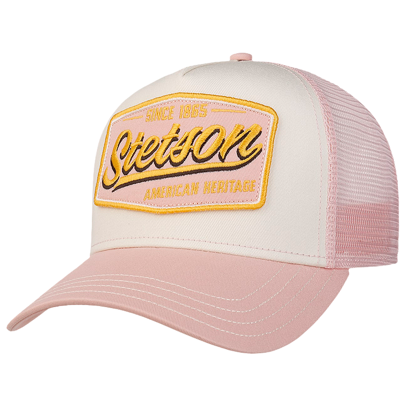 Stetson Vintage Trucker Cap in rose pink